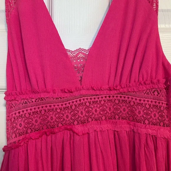 NWOT Pink Maxi Dress - Picture 5 of 11